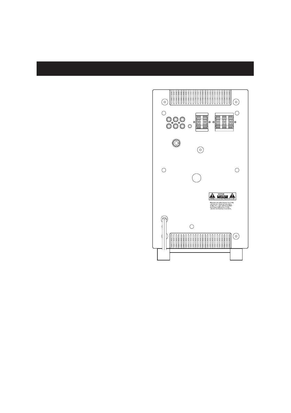 Setting up the system, Rear panel connection, Surround speakers (8 ohm) | Speakers r/c/l (4 ohm), Subwoofer volume control | RCA RP-9990 User Manual | Page 5 / 14