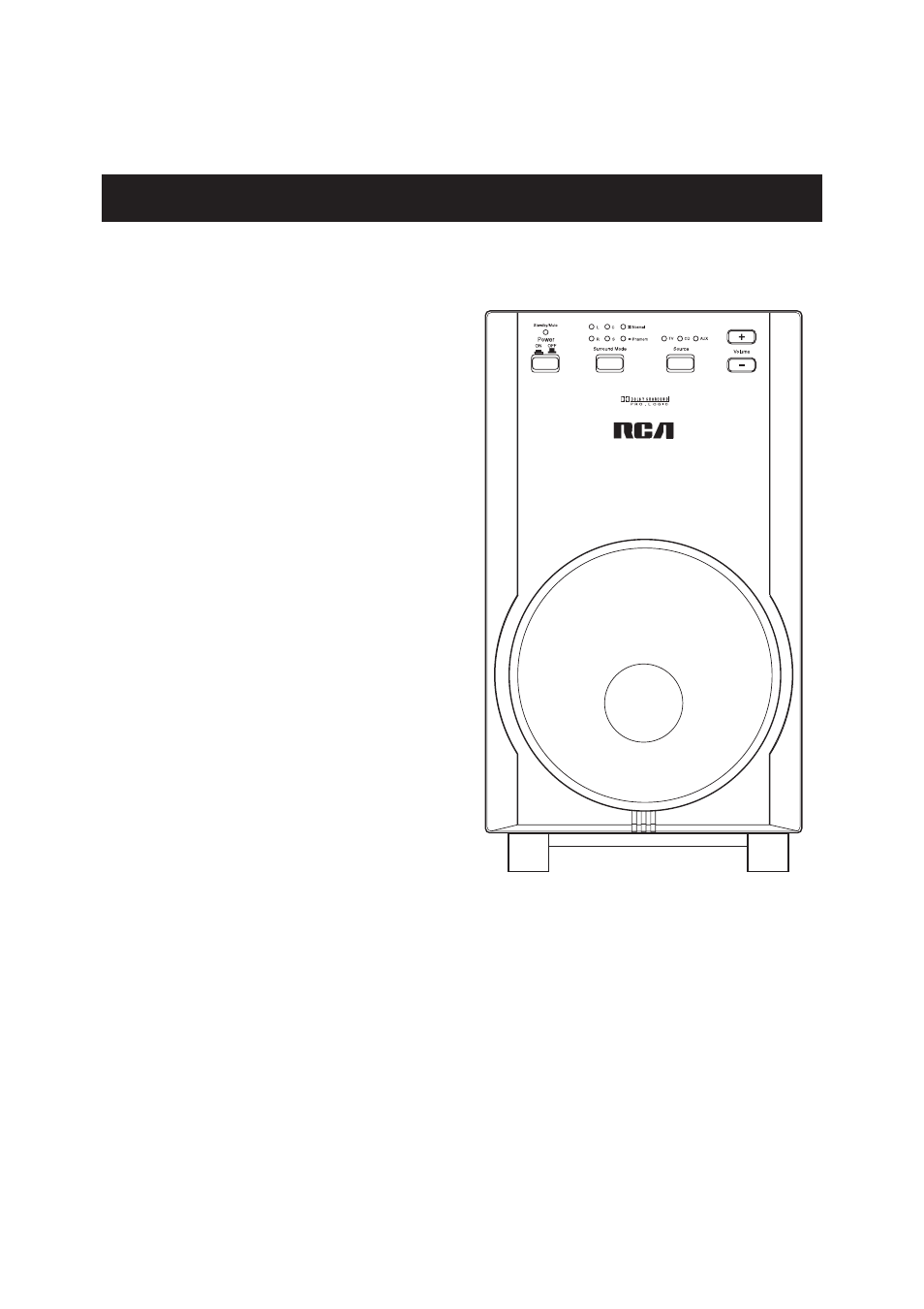 General controls, Front panel description | RCA RP-9990 User Manual | Page 8 / 14