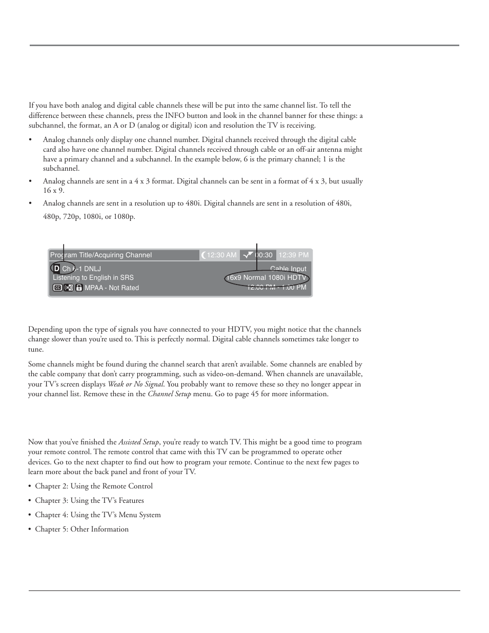 Connections & setup, What to expect, Next steps | Watching tv, Changing channels | RCA HDLP50 User Manual | Page 23 / 80