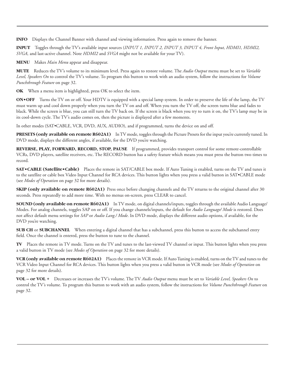 Using the remote control | RCA HDLP50 User Manual | Page 31 / 80
