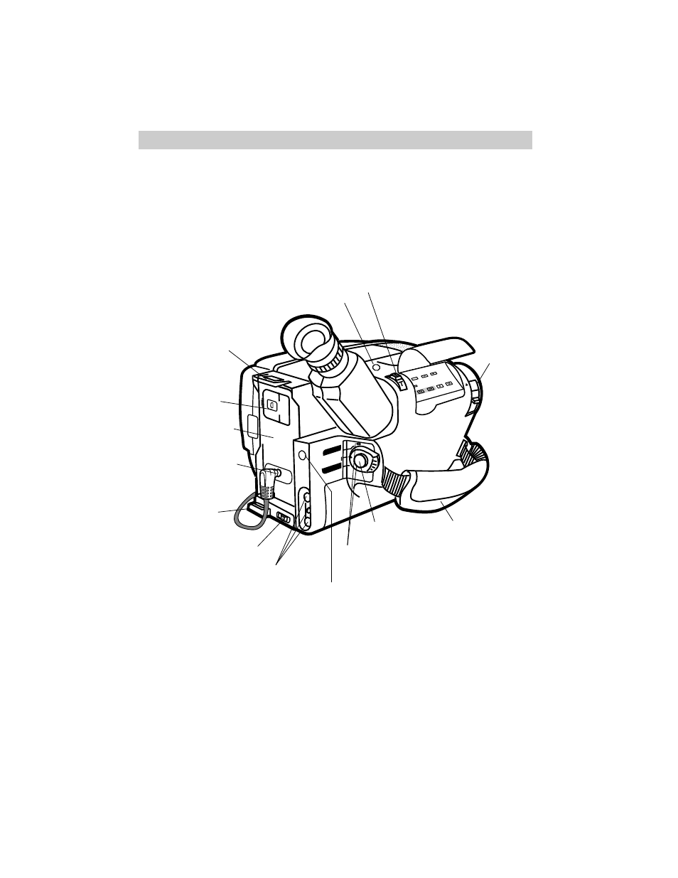 First-time operation, Review camcorder’s operating controls, Continued) | RCA ProV800C User Manual | Page 12 / 96