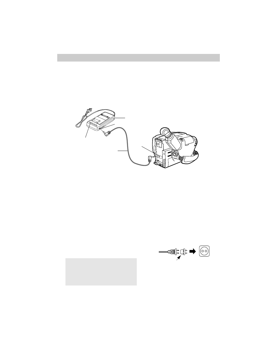 Powering your camcorder, Using adapter/charger, Caution | Using the adapter/charger to power your camcorder, Attach adapter/charger, Remove adapter/charger, Using an optional plug adapter | RCA ProV800C User Manual | Page 14 / 96