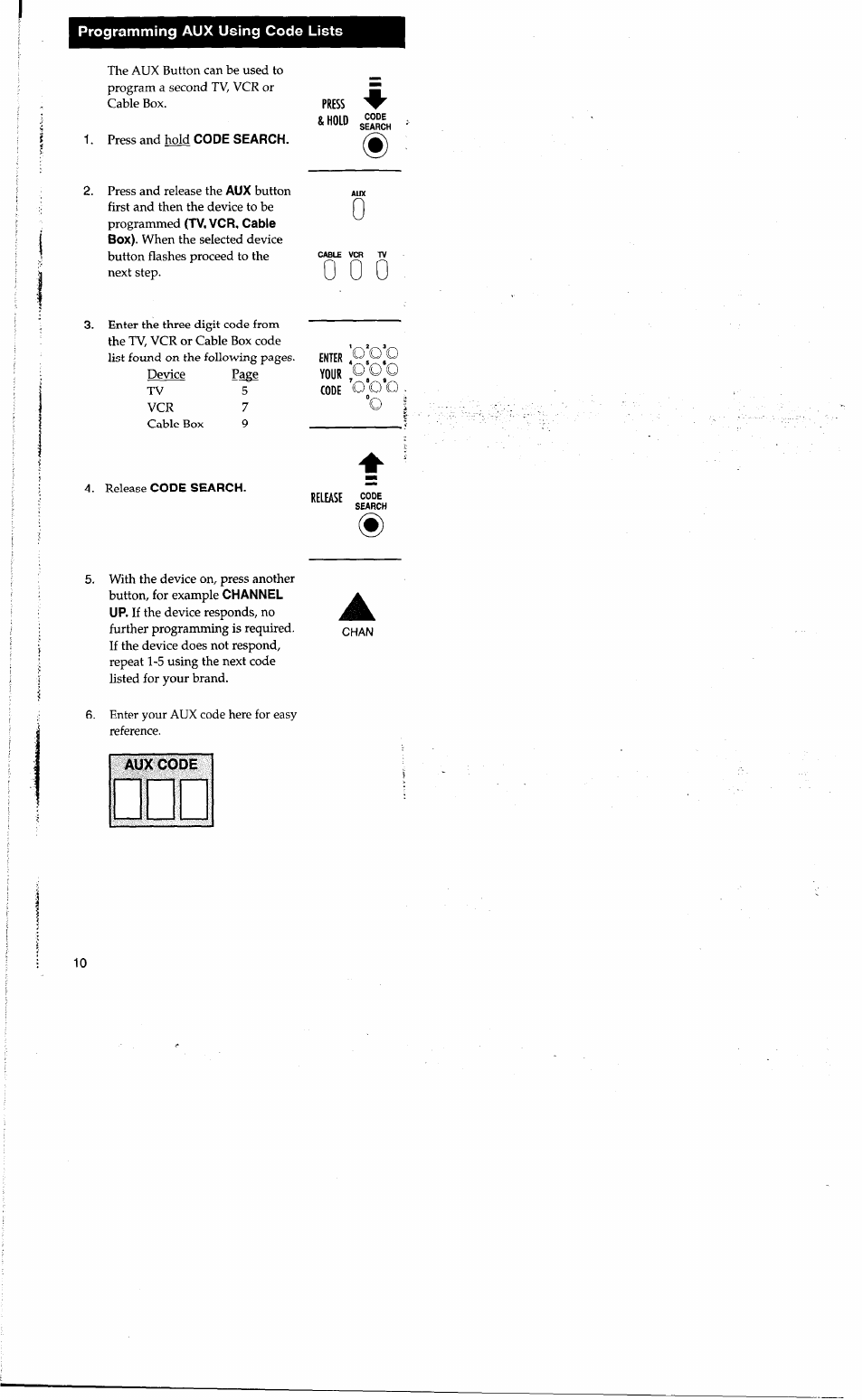 P p p | RCA RCU400R3 User Manual | Page 10 / 16
