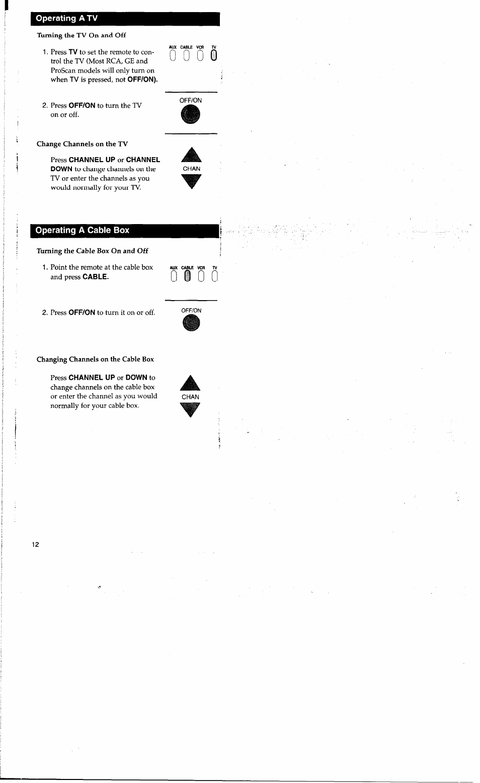RCA RCU400R3 User Manual | Page 12 / 16