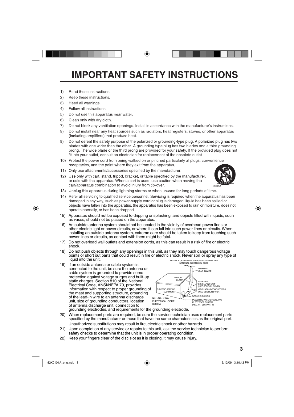 RCA L32HD35D User Manual | Page 3 / 48