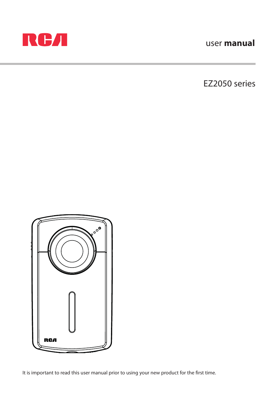 RCA EZ2050 User Manual | 34 pages
