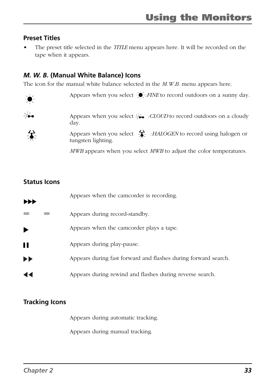 Using the monitors | RCA CC6394 User Manual | Page 35 / 128