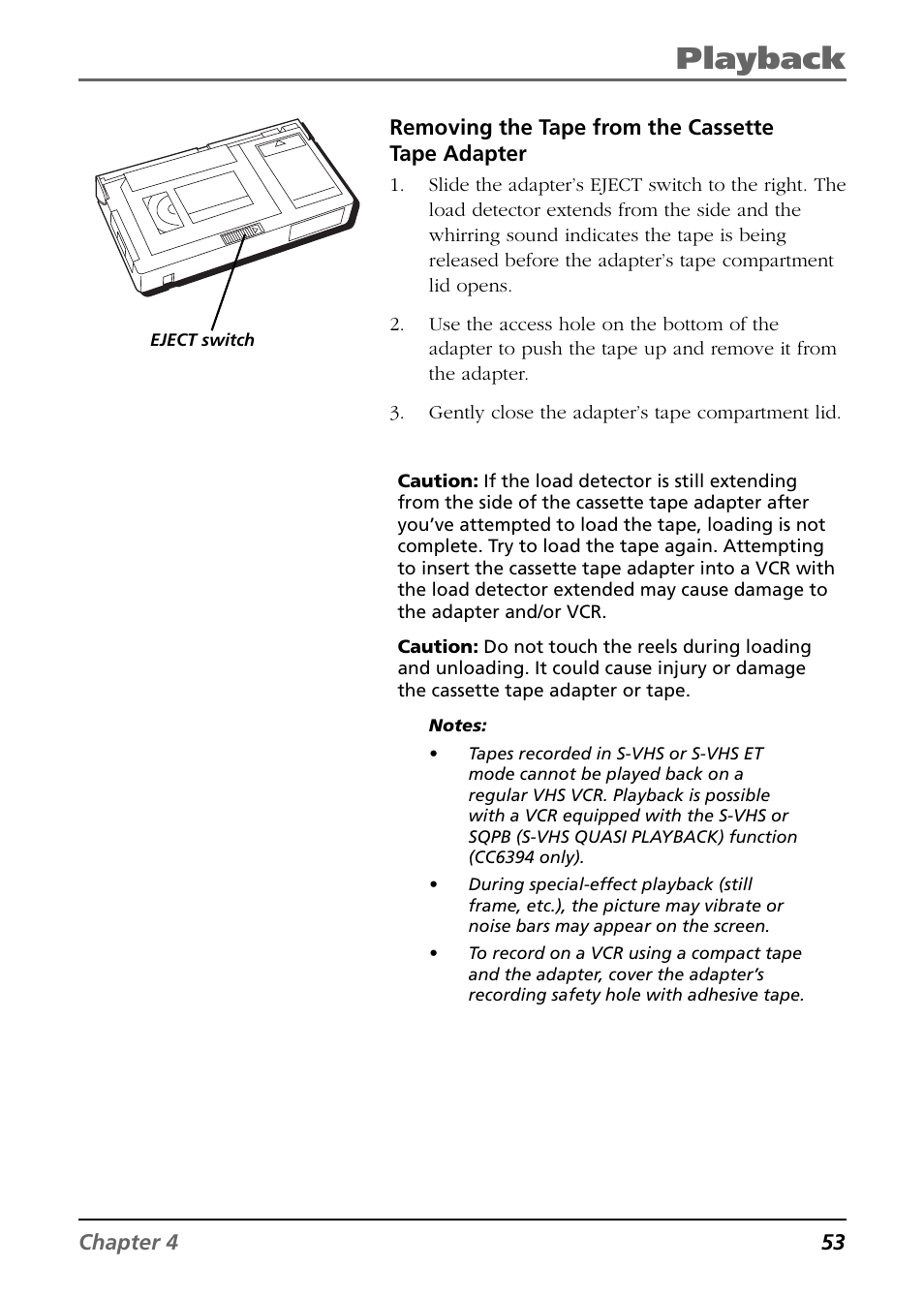 Playback | RCA CC6394 User Manual | Page 55 / 128