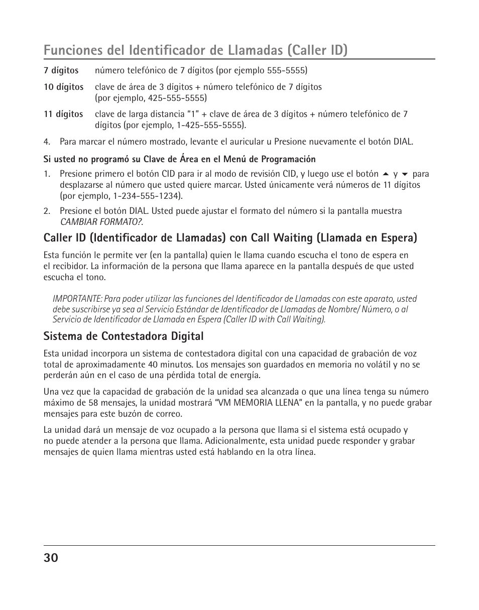 Sistema de contestadora digital | RCA 25205 User Manual | Page 31 / 96