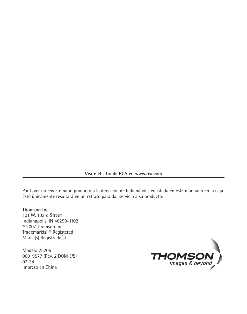 RCA 25205 User Manual | Page 49 / 96