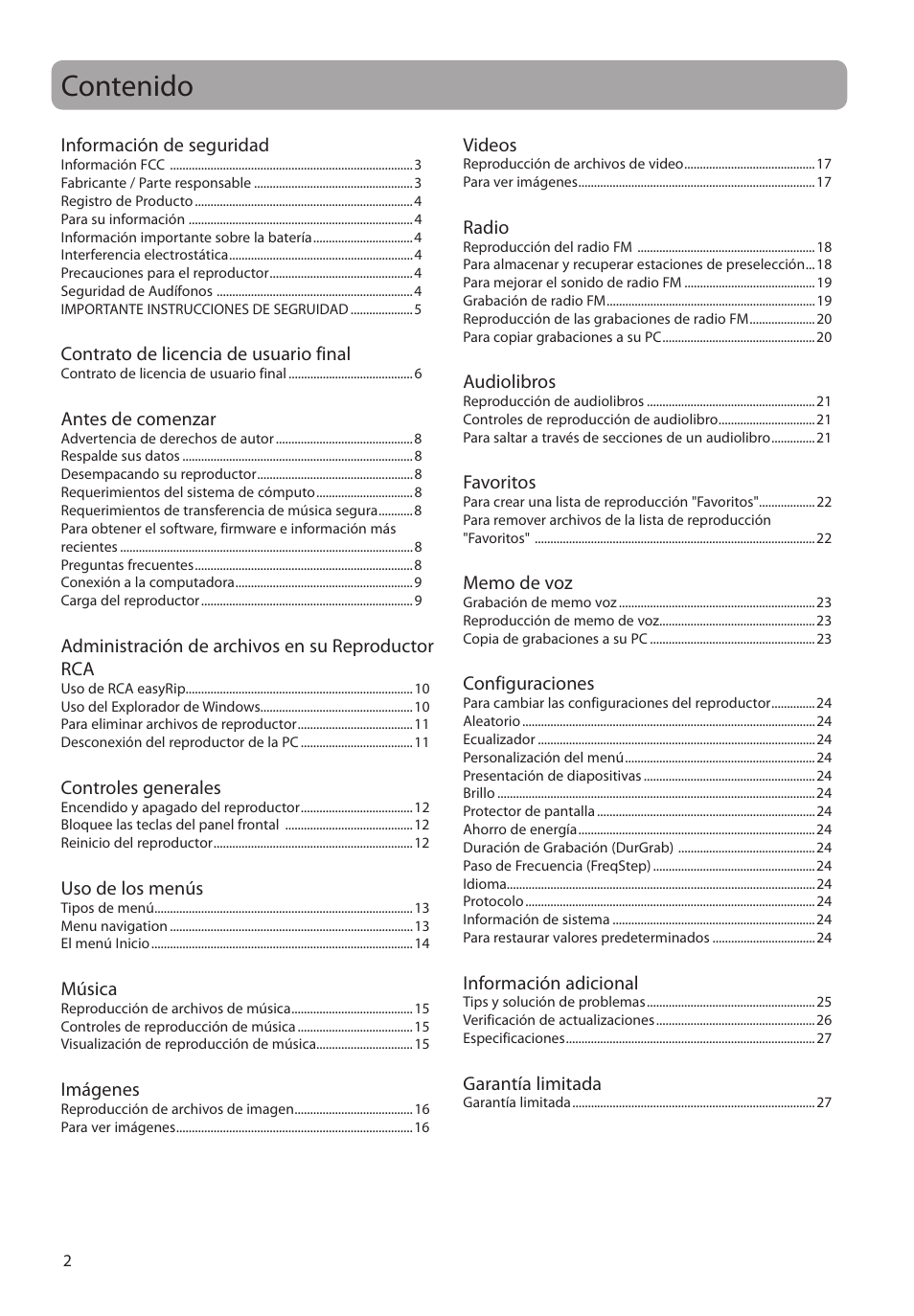 RCA SLC5004 User Manual | Page 31 / 87