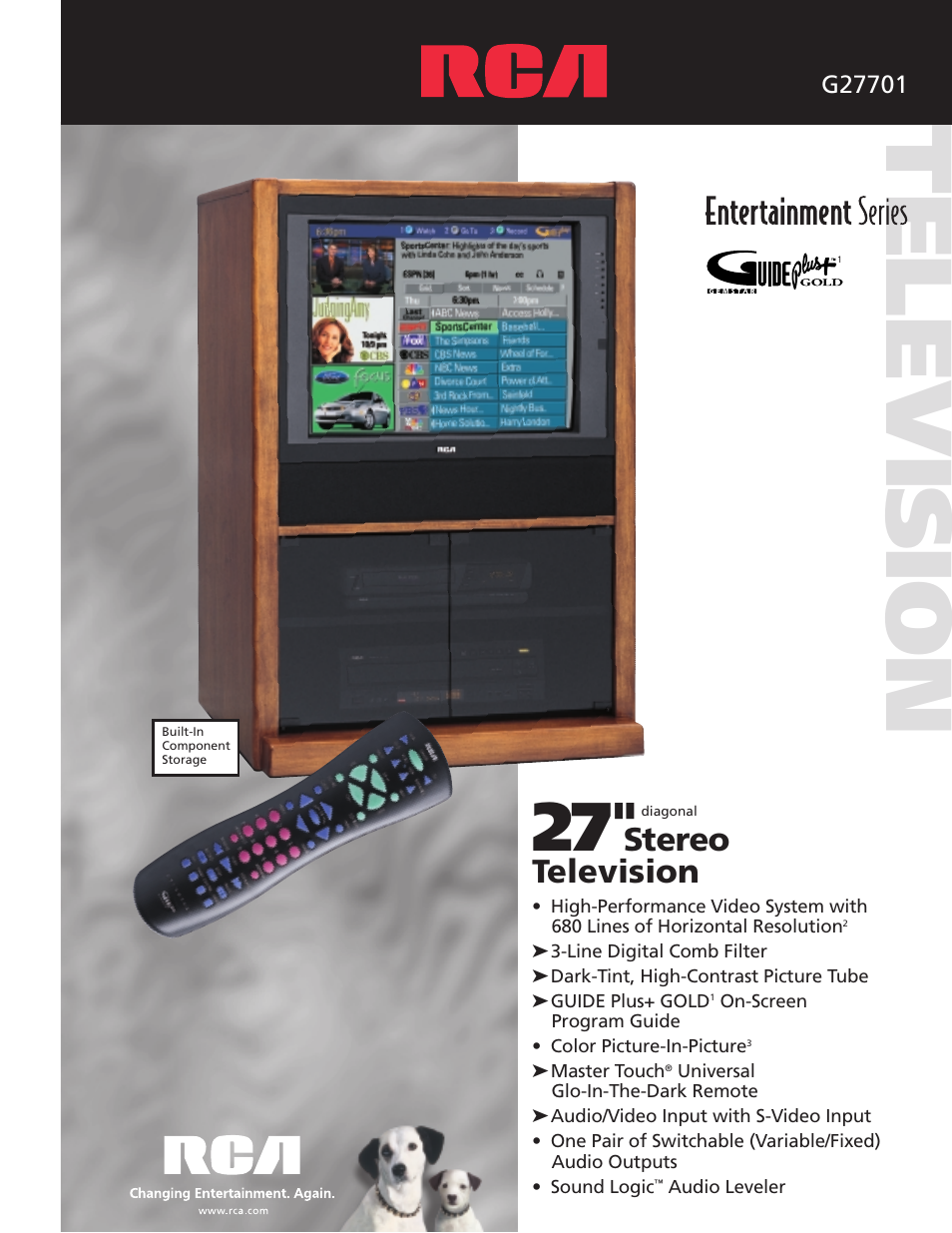 RCA G27701 User Manual | 4 pages