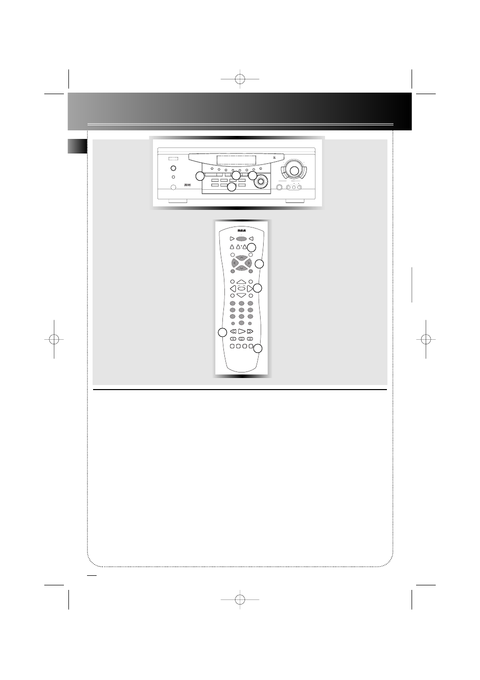 Operating your receiver, 10 en the built-in radio, Seek tuning | Using the remote to control additional components, Multi jog set demo | RCA RT2250R User Manual | Page 12 / 22