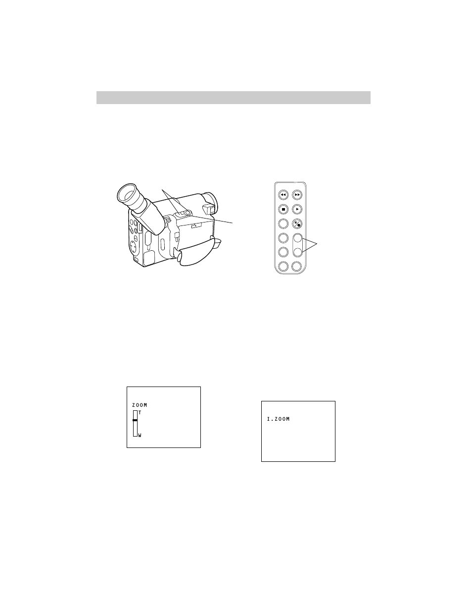 Zooming, Using power zoom buttons, Using inst. (instant) zoom button | Inst. zoom | RCA Pro884HB User Manual | Page 38 / 80