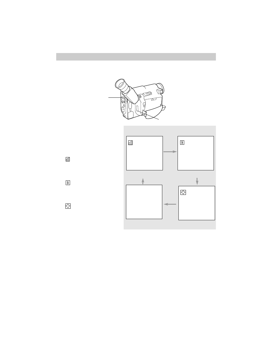 Fading in and out of scenes, Fade in, Repeatedly press fade select the type of fade | Fade out | RCA Pro884HB User Manual | Page 40 / 80