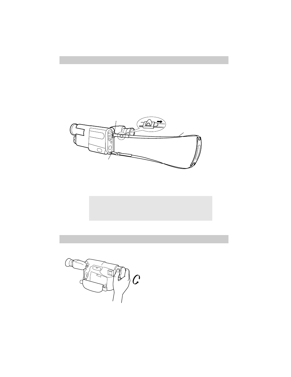 Attaching the shoulder strap, Removing the lens hood | RCA Pro884HB User Manual | Page 54 / 80