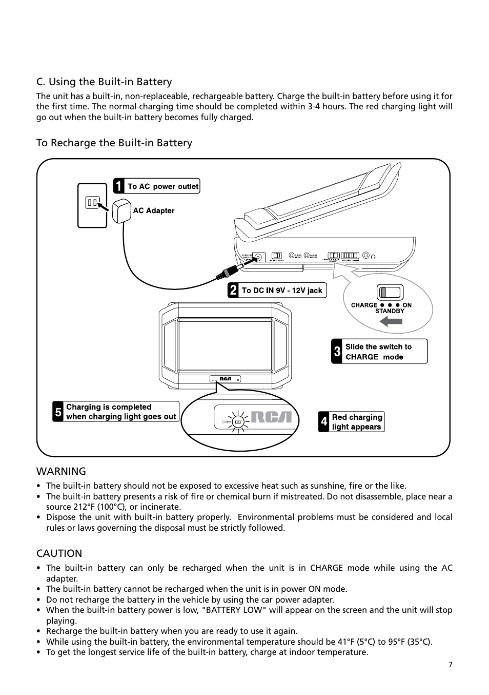 RCA DRC6379T User Manual | Page 11 / 28