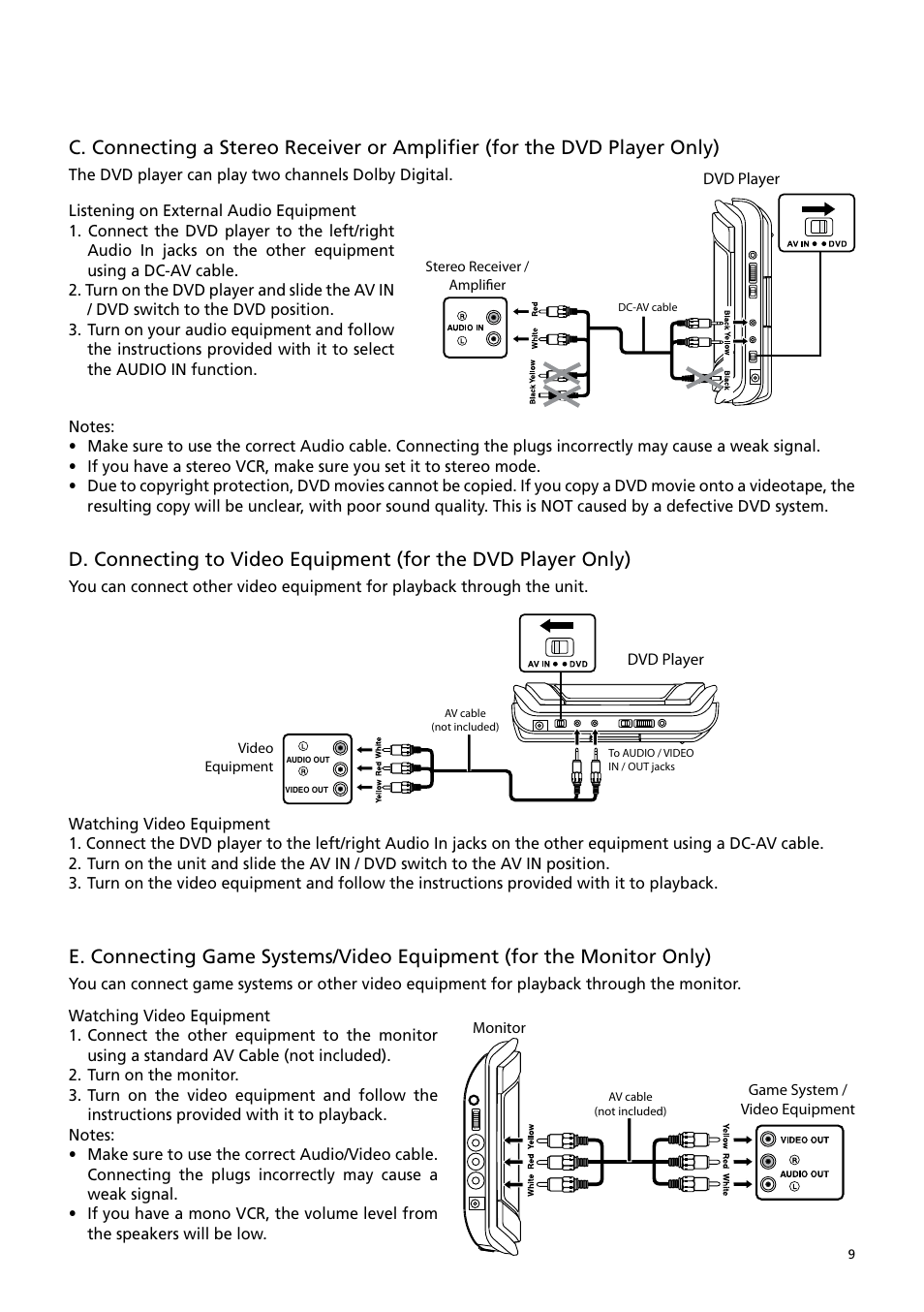 RCA DRC6379T User Manual | Page 13 / 28
