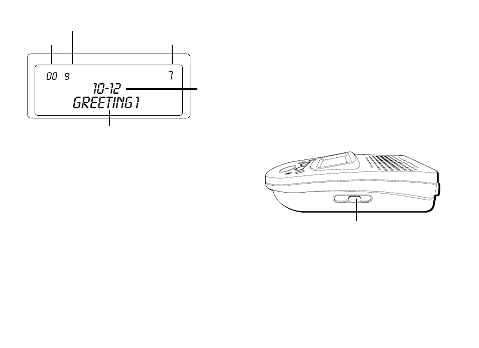 Adjusting the volume, Djusting, Olume | Greeting 1 | RCA 29993 User Manual | Page 22 / 88