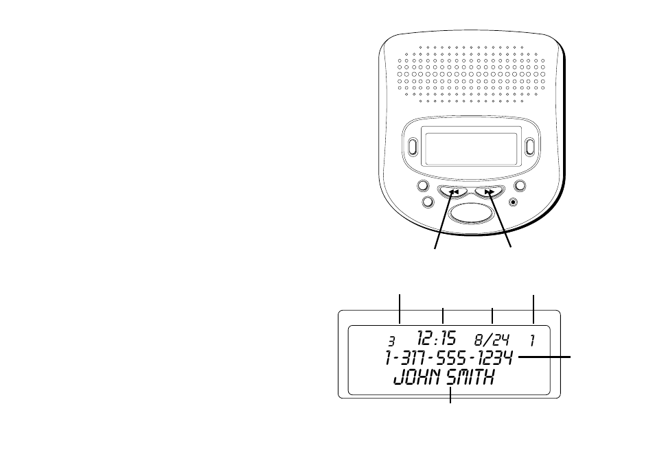 Reviewing call records, Eviewing, Ecords | John smith | RCA 29993 User Manual | Page 32 / 88