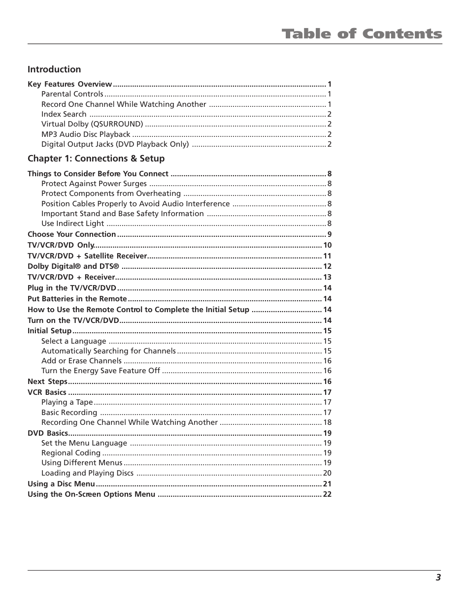 RCA B27TF680 User Manual | Page 5 / 84