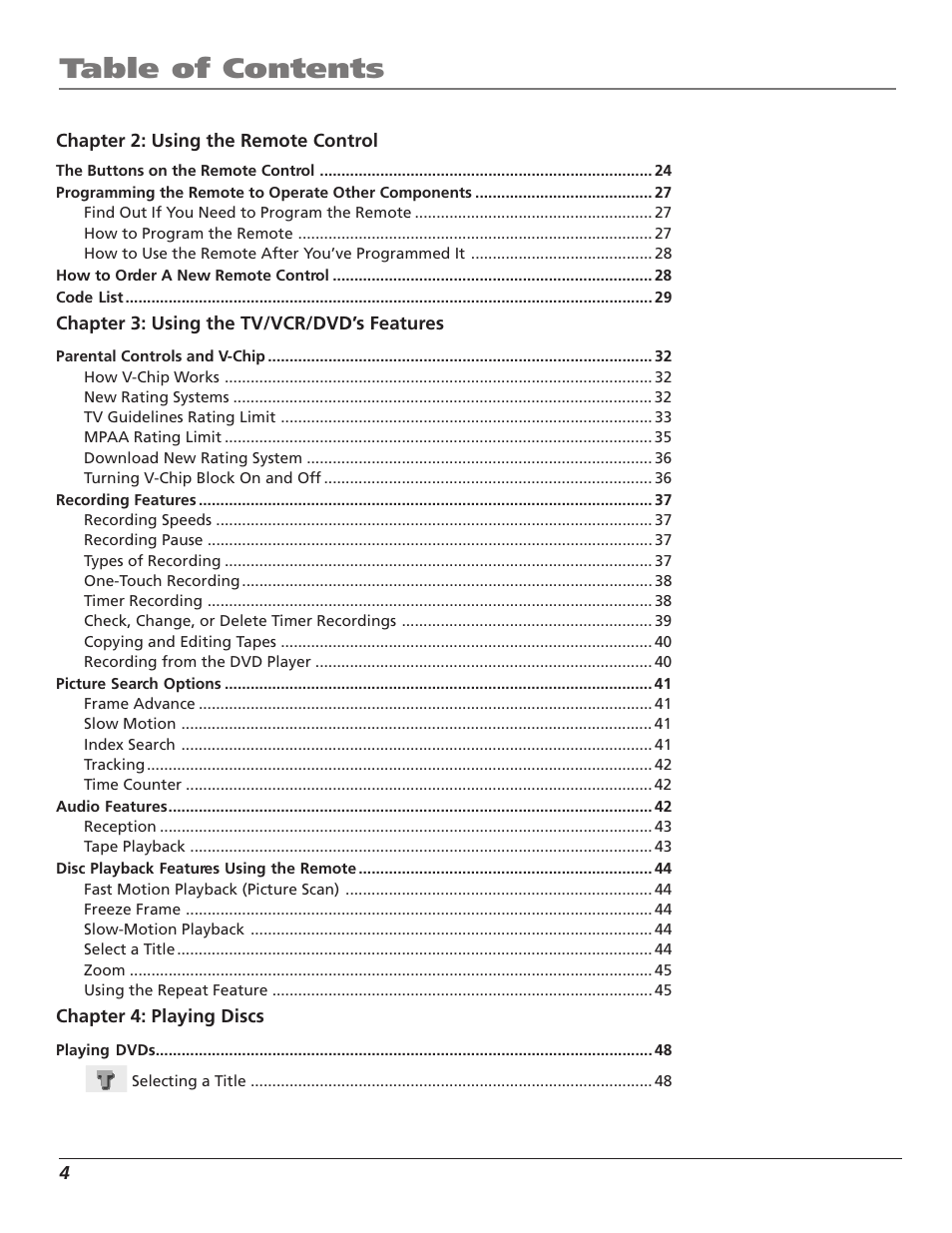 RCA B27TF680 User Manual | Page 6 / 84