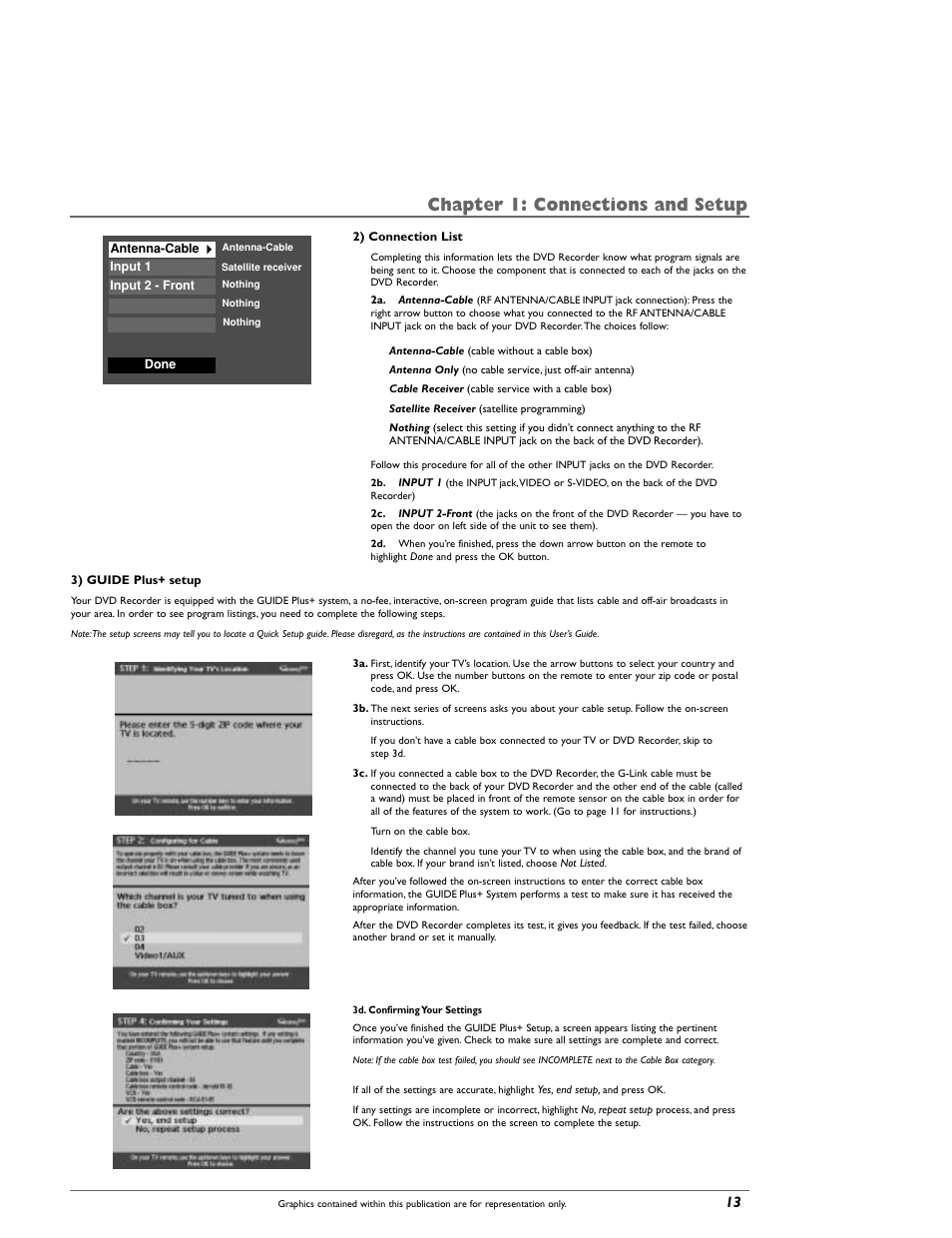 Chapter 1: connections and setup | RCA DRC8000N User Manual | Page 15 / 64