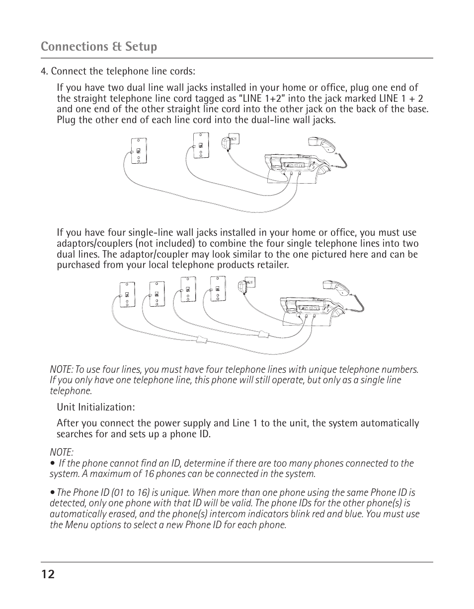 Connections & setup | RCA 25423 User Manual | Page 12 / 44