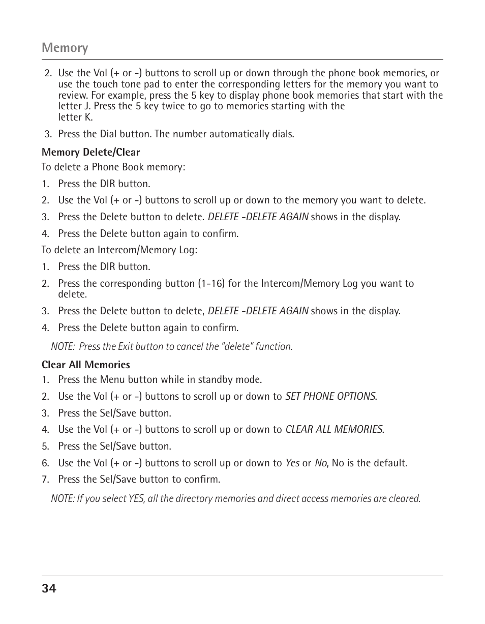 RCA 25423 User Manual | Page 34 / 44