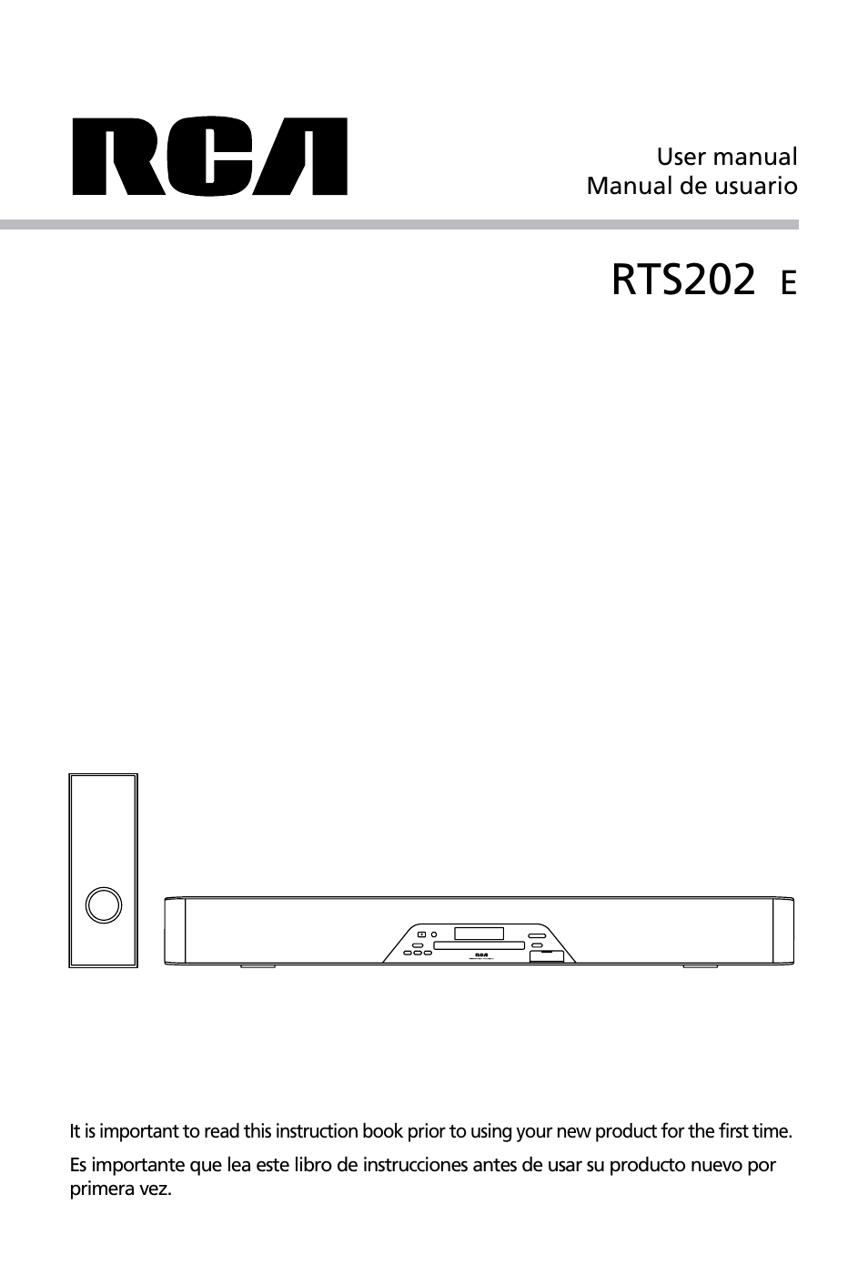 RCA RTS202 User Manual | 25 pages