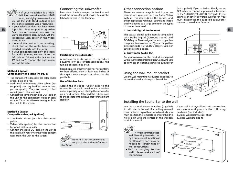 RCA RTS202 User Manual | Page 5 / 25