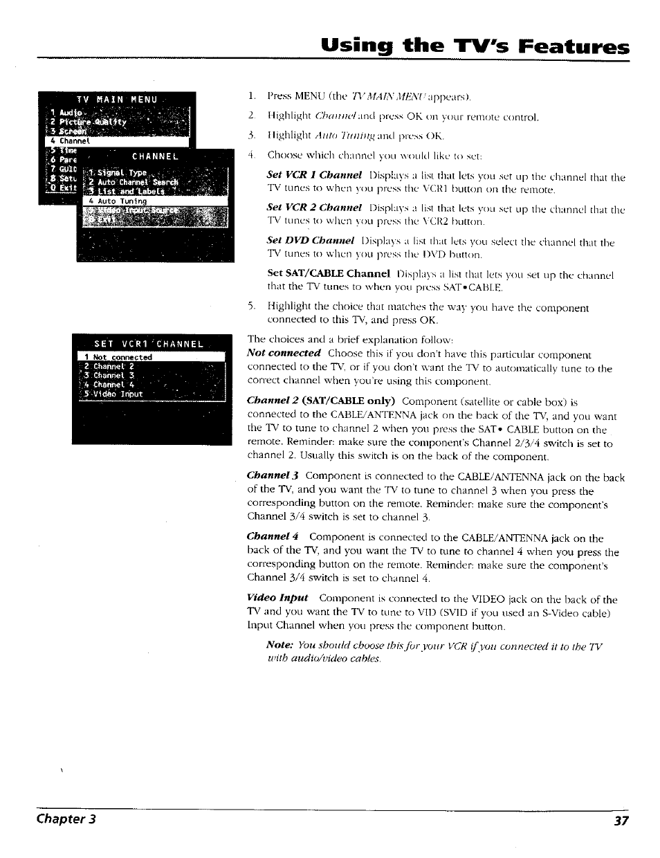 Using the tv's features | RCA 15491880 User Manual | Page 39 / 64