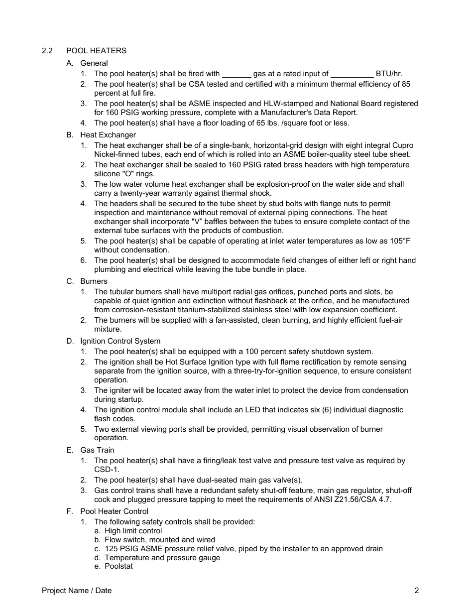 Raypak 902B User Manual | Page 2 / 5