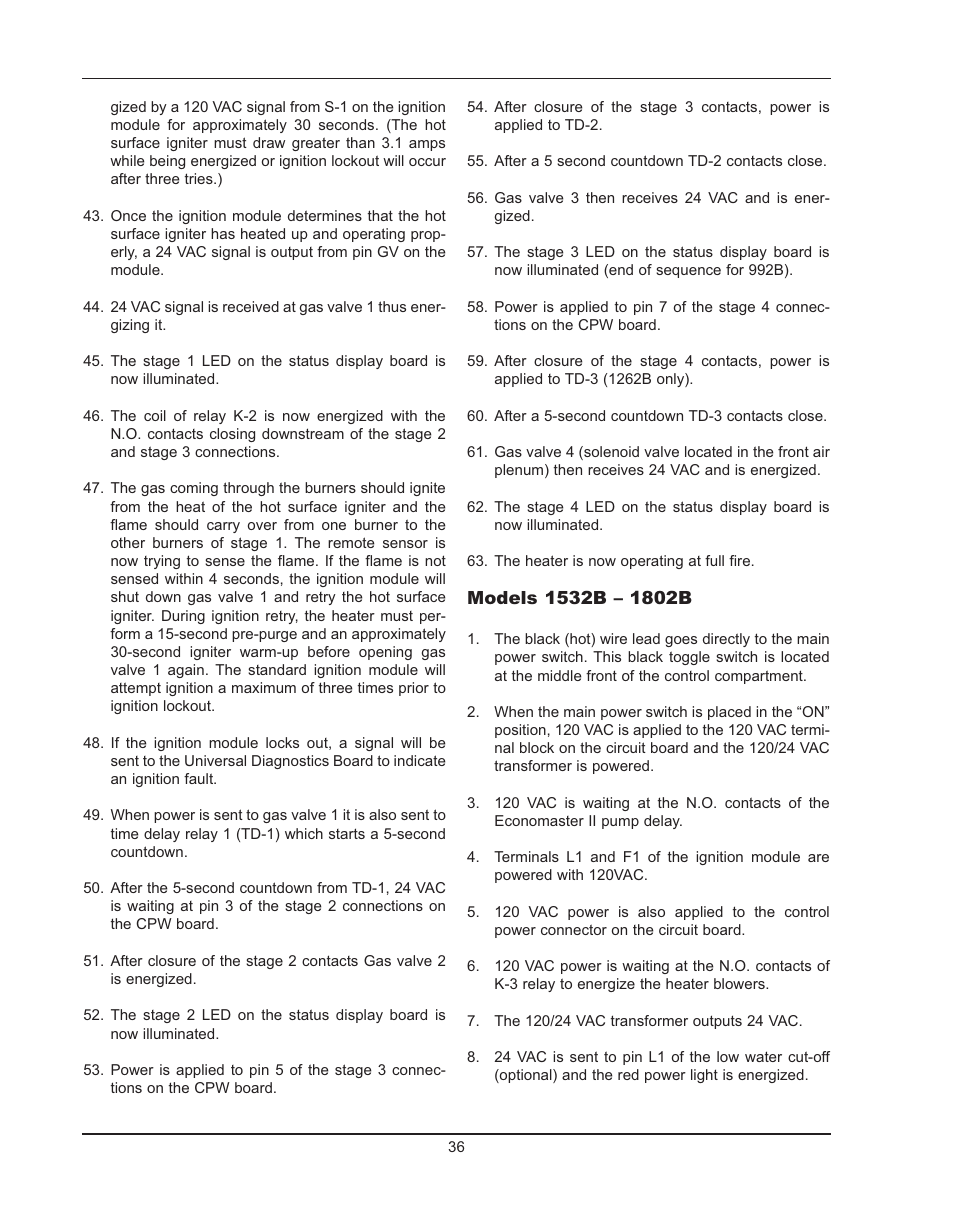 Raypak HIDELTA 992B User Manual | Page 36 / 68