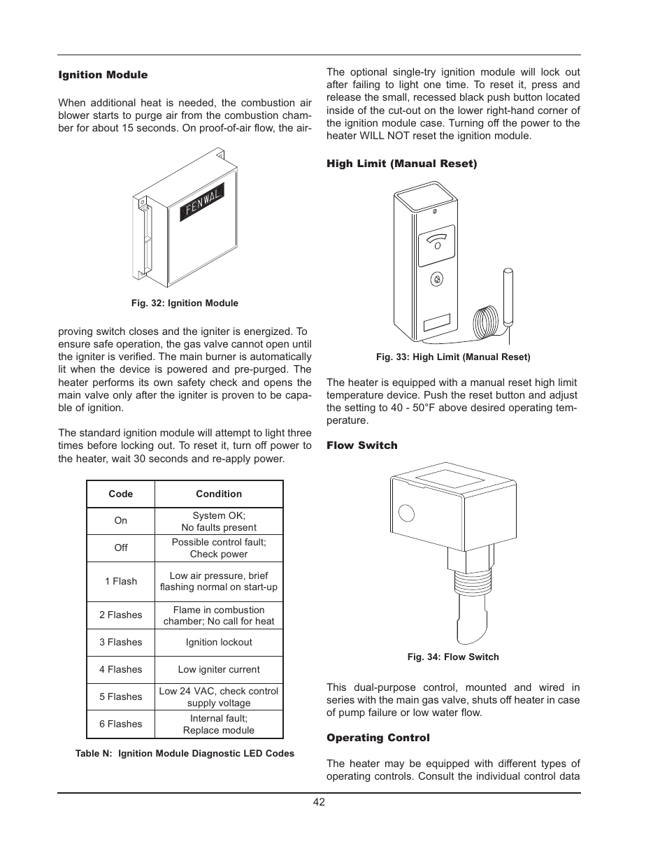 Raypak HIDELTA 992B User Manual | Page 42 / 68