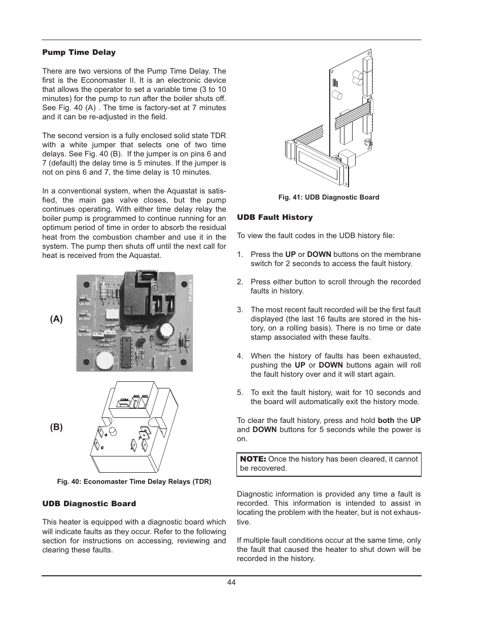 Raypak HIDELTA 992B User Manual | Page 44 / 68