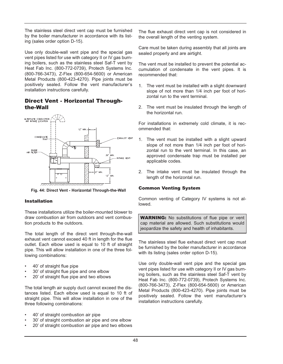 Raypak HIDELTA 992B User Manual | Page 48 / 68