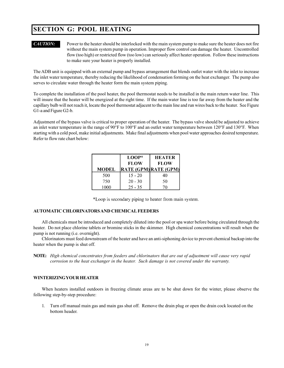 Raypak 750 User Manual | Page 19 / 74