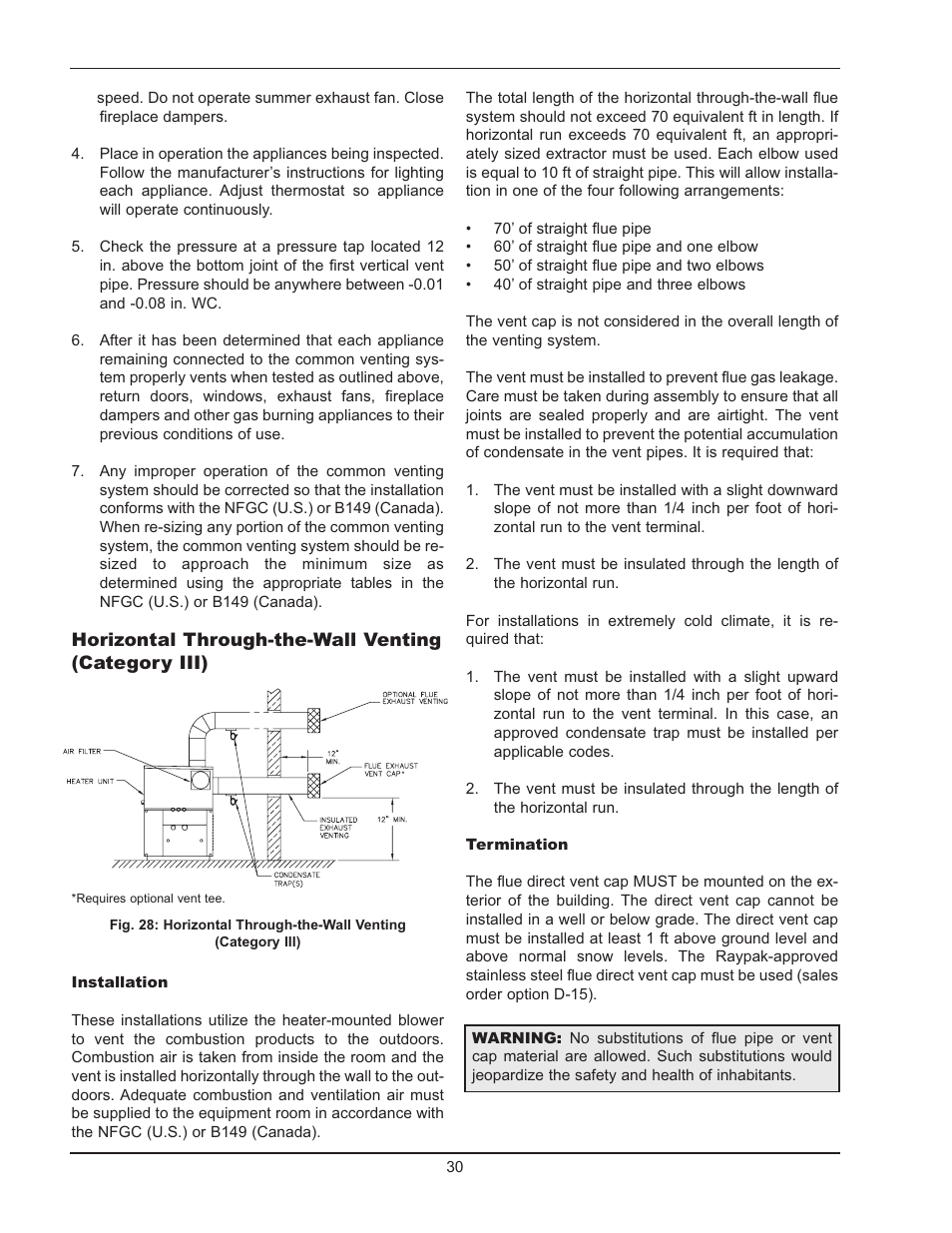 Raypak Hi Delta 992B-1262B User Manual | Page 30 / 66