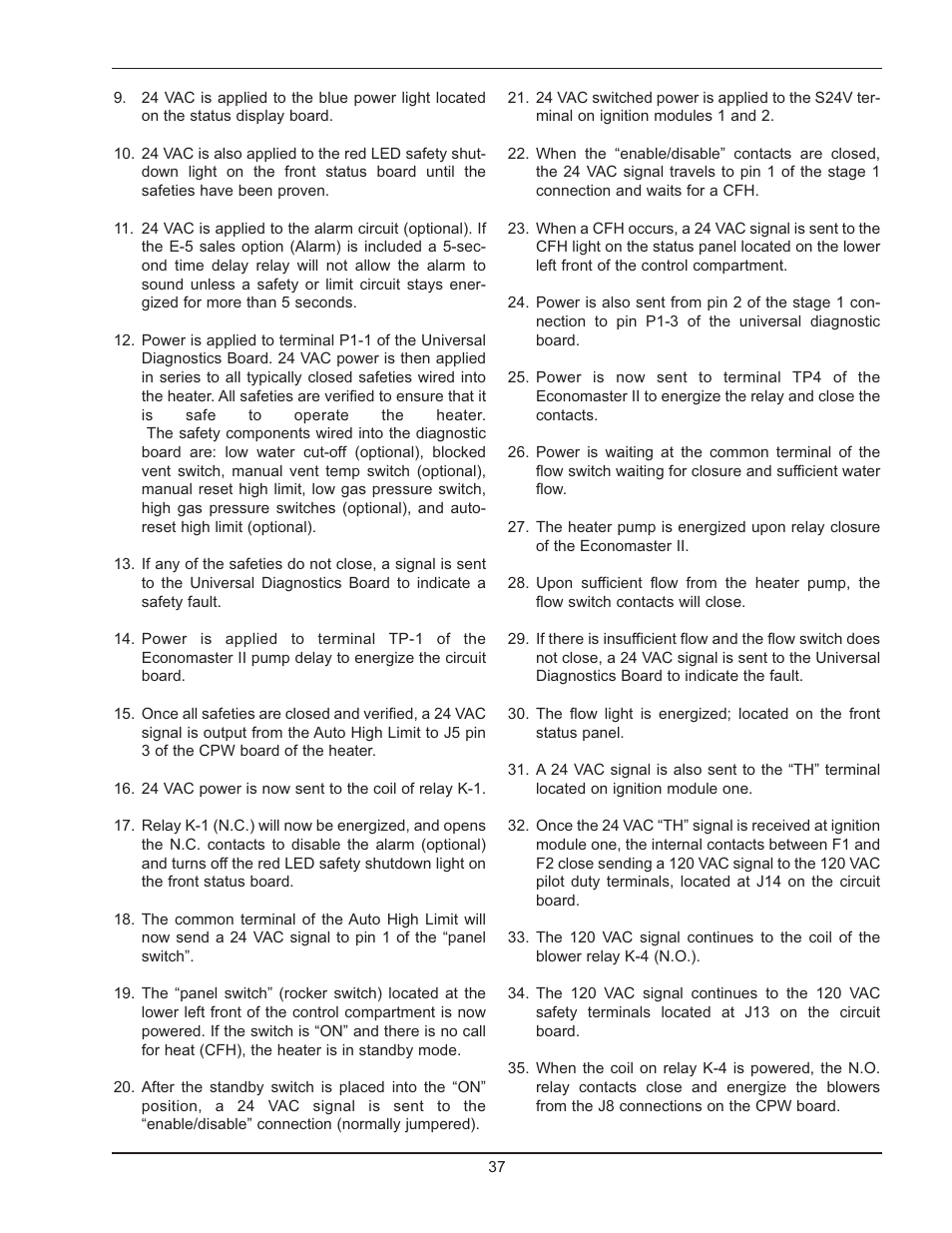 Raypak Hi Delta 992B-1262B User Manual | Page 37 / 66