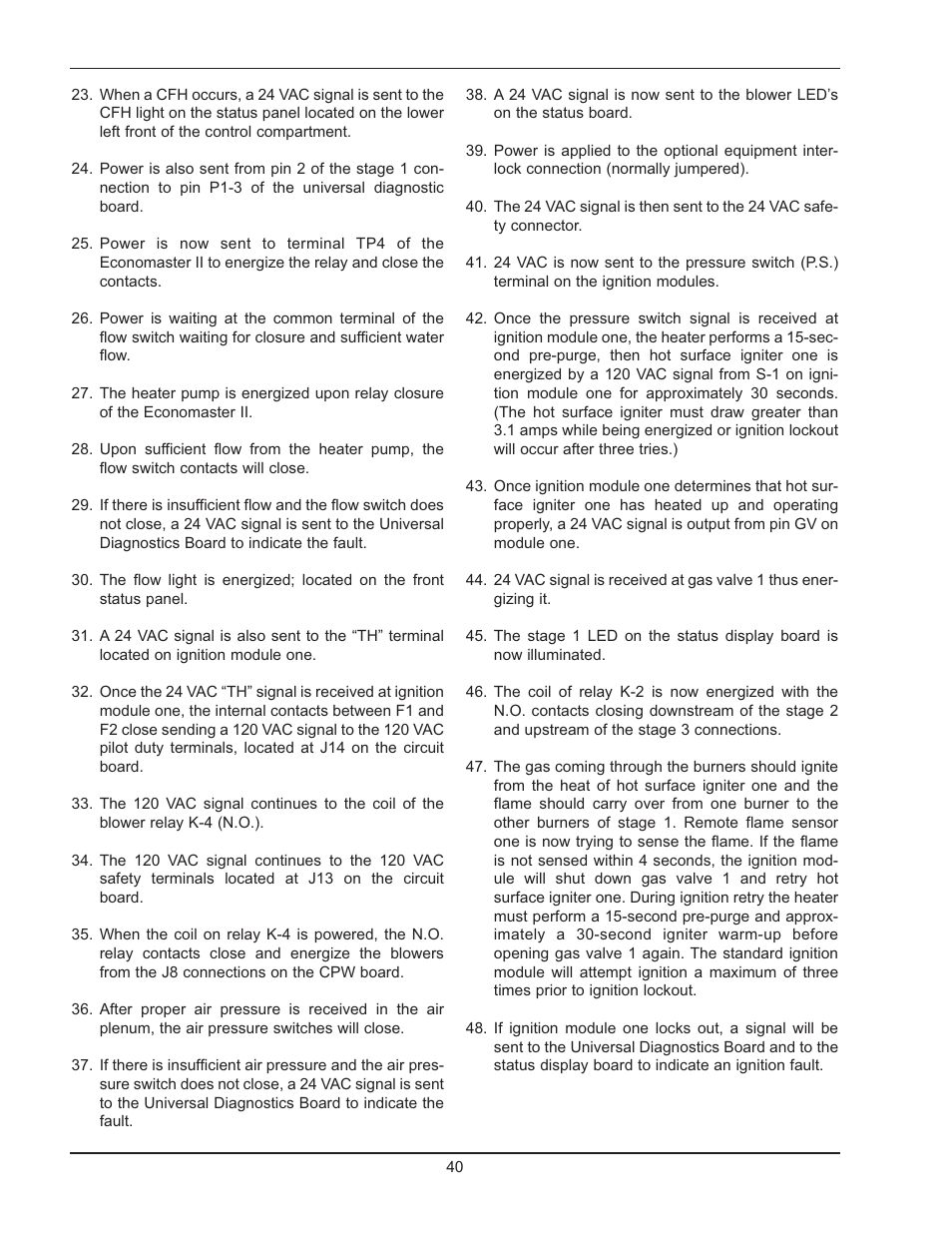 Raypak Hi Delta 992B-1262B User Manual | Page 40 / 66