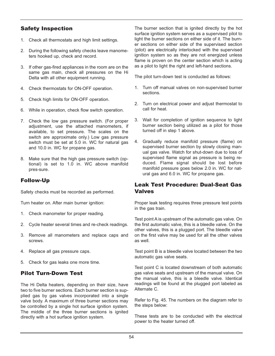 Raypak Hi Delta 992B-1262B User Manual | Page 54 / 66