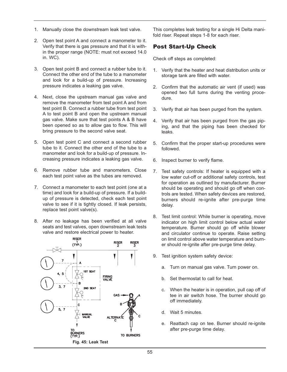 Raypak Hi Delta 992B-1262B User Manual | Page 55 / 66