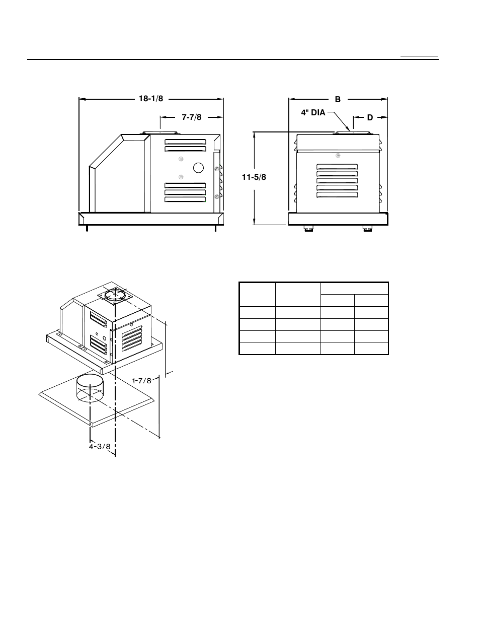 D-2 power vent | Raypak Power Vent 206-407 User Manual | Page 2 / 2