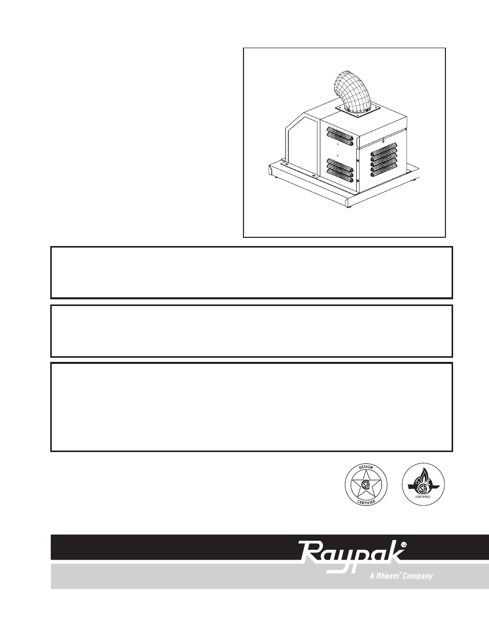 Raypak 185 User Manual | 14 pages