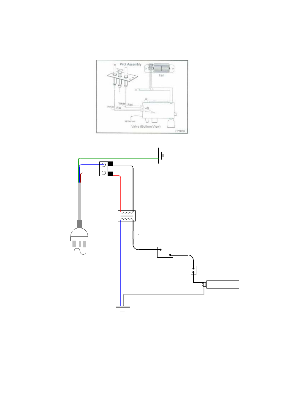 Rfsdv34 gas log fire wiring diagram, Part 8 wiring diagram, Page 22 of 27 | Raypak RFSDV34RFPAU User Manual | Page 22 / 27