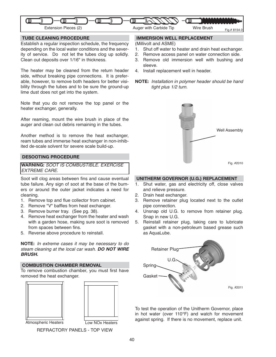 Raypak 266A User Manual | Page 40 / 55