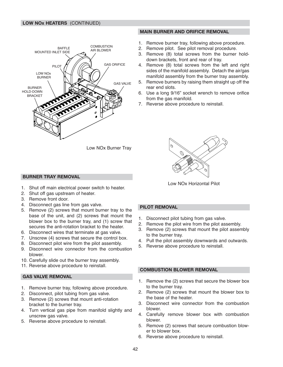 Raypak 266A User Manual | Page 42 / 55