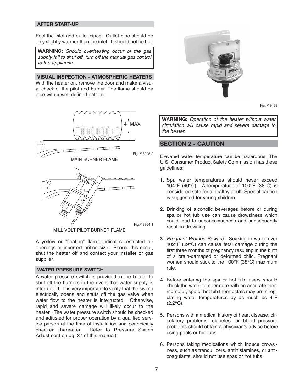 Raypak 266A User Manual | Page 7 / 55