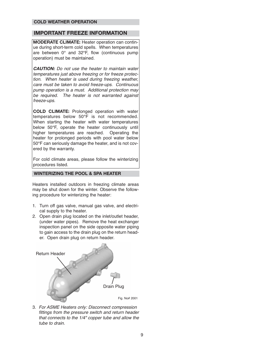 Raypak 266A User Manual | Page 9 / 55